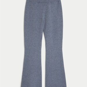 GILLY HICKS SWEATER-KNIT FOLDOVER WAIST FLARE PANTS